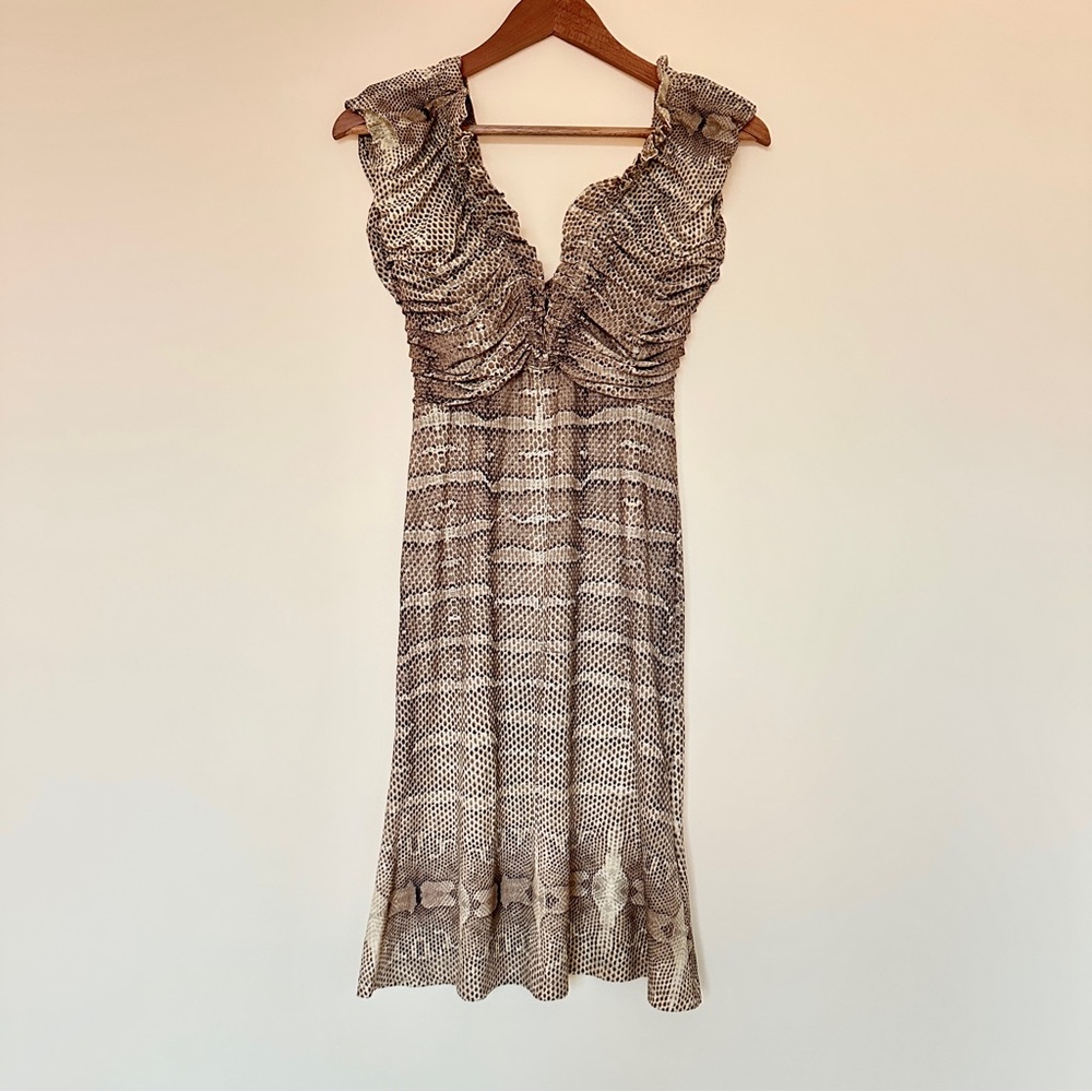 2007 ROBERTO CAVALLI ANIMAL PRINT DRESS - Picture 4 of 9